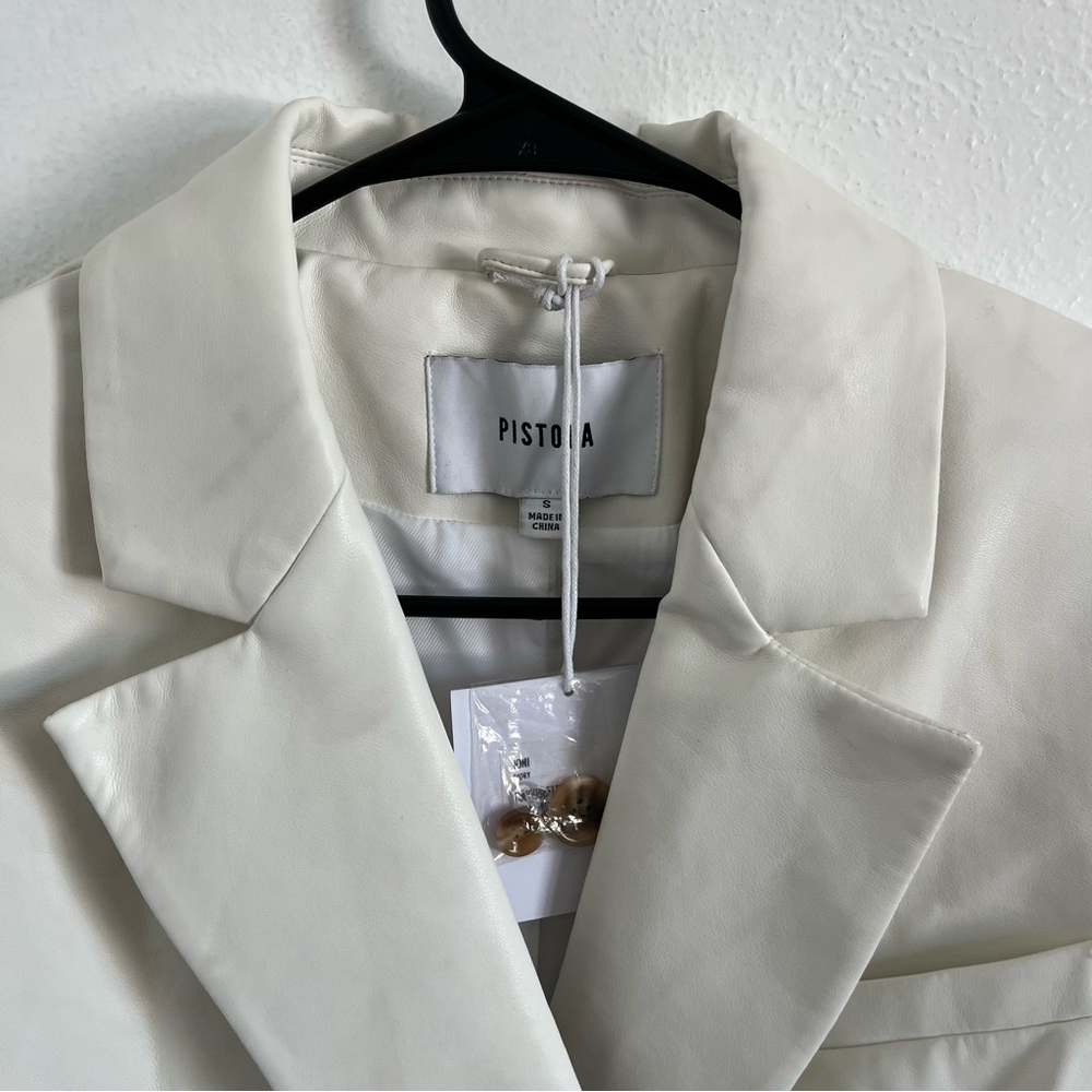 Pistola Joni Blazer in Ivory Size Small NWT - Picture 3 of 9